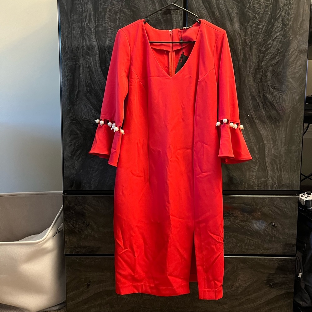 Red Alberto Makali dress
